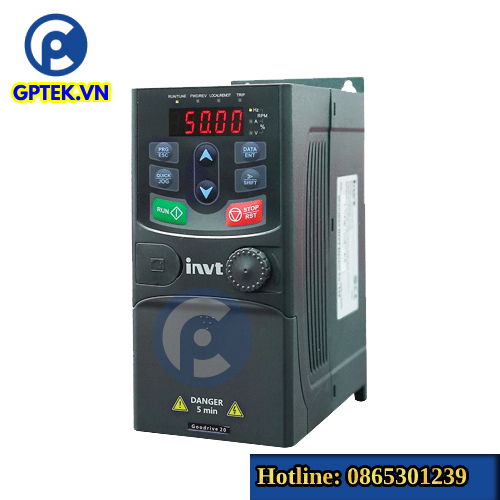 Biến tần INVT GD20-2R2G-4 2.2kW 3 Pha 380V